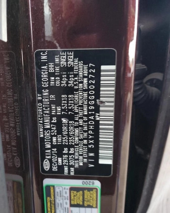 Kia Sorento cena 34000 przebieg: 104971, rok produkcji 2016 z Ruciane-Nida małe 79